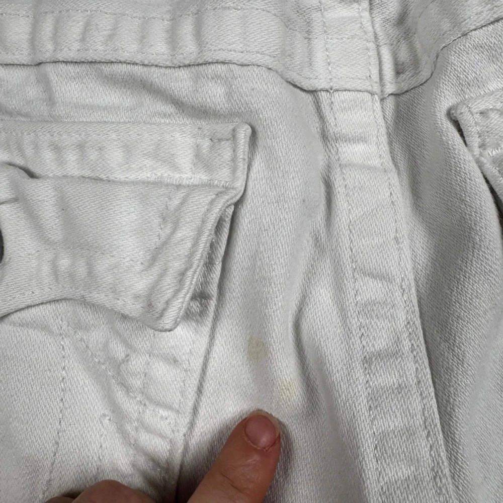 True‎ Religion Ricky Relaxed Straight White Denim Shorts Mens 30 Made in USA